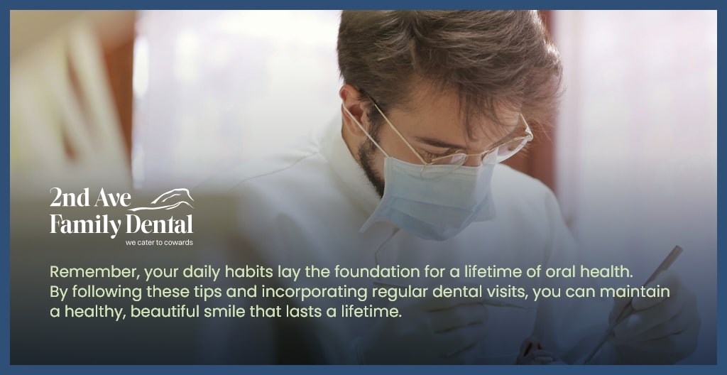Maintaining oral hygiene between dental visits