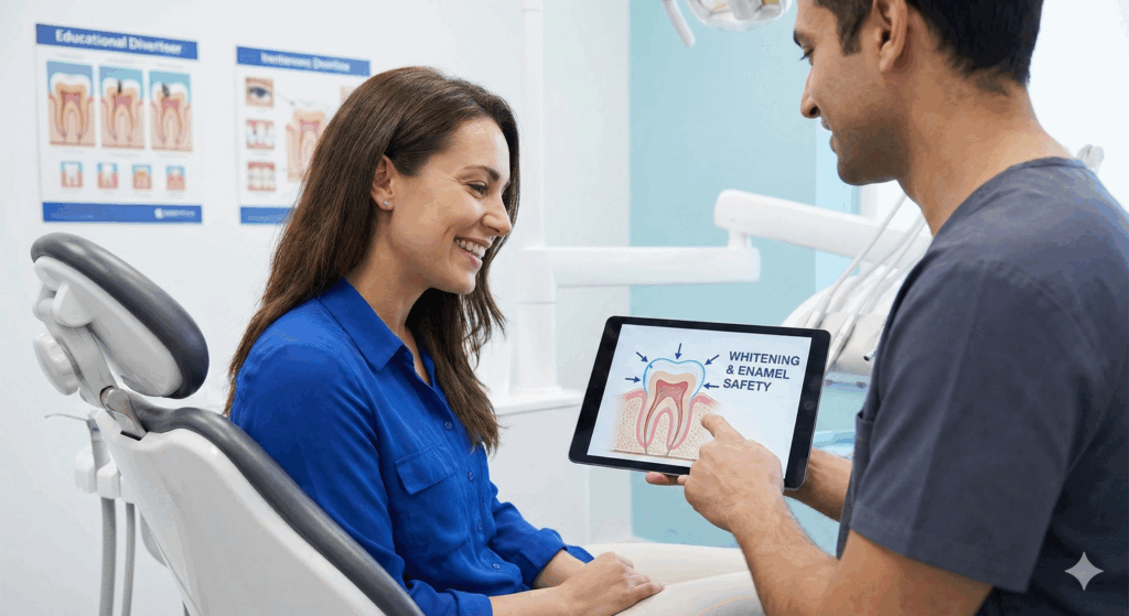 whitening enamel safety