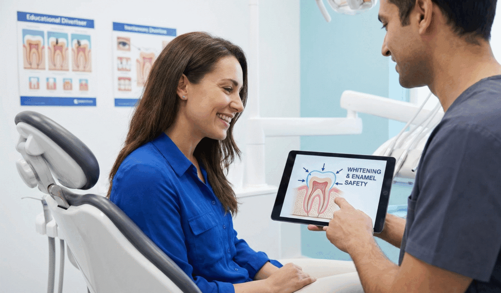 whitening enamel safety